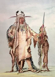 Blackfoot-Indianer Pe-Toh-Pee-Kiss, Die Adler-Rippen
